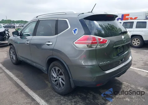 2016 Nissan Rogue Sl из США, поврежденный, VIN 5N1AT2MV2GC772985